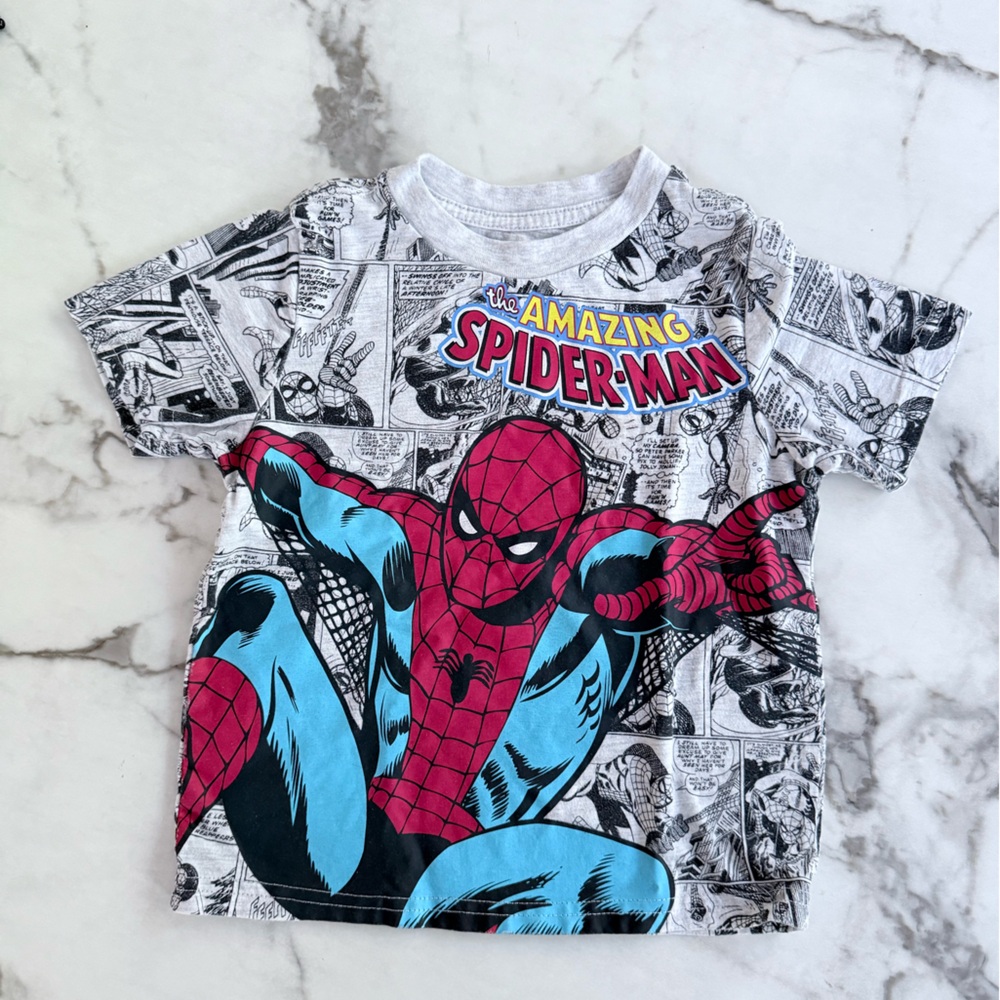 Marvel Spider-Man Comic Print T-Shirt - Picture 6 of 11